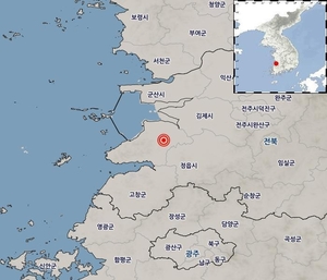 전북 부안 남남서쪽서 지진 발생…규모 4.8로 상향