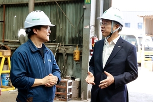 김종호 기보 이사장, 부산 벤처기업 방문해 규제해소 방안 논의