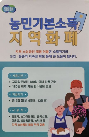 안성시 , 1만 7천여 명에게 2024년 상반기 농민기본소득 지급 완료