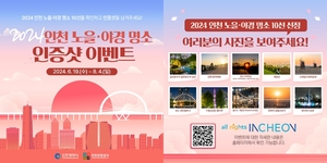인천관광공사, 2024 인천 노을ㆍ야경 명소 선정기념 방문 이벤트 개최
