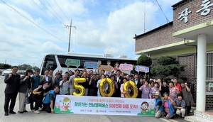 ‘찾아가는 전남행복버스’ 500회 마을 방문 기념행사 성료