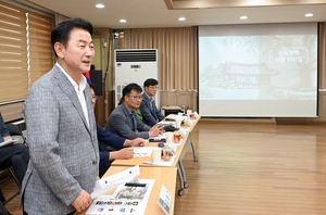 김동근 의정부시장 신곡권역 티타임 운영…현안 공유