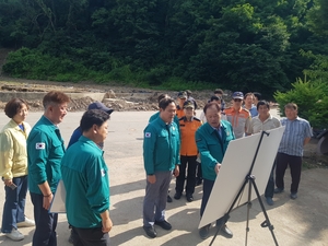 경북, 집중호우 피해 현장 점검… 김학홍 부지사 “신속한 복구와 예방에 최선”