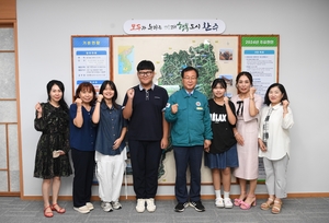 유희태 장수군수, 어린이·청소년의회 의장단과 면담 가져