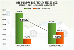 전기차 포비아 확산…화재 사고 후 호감도 35% 급락