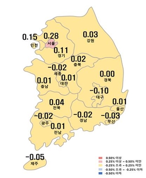 서울 아파트값 22주 연속 올랐다