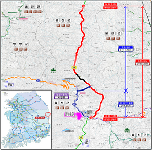 울진군, 온정~원남 간 국지도 건설 타당성 재조사 통과