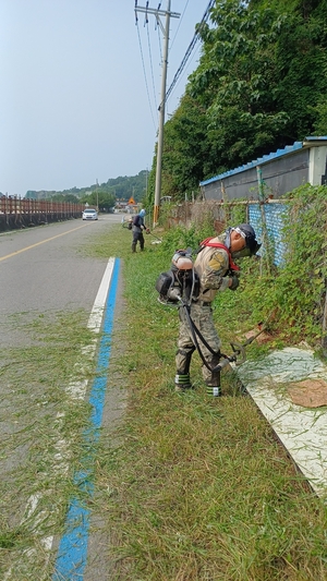 울진군 후포면, 추석맞이 연도변 풀베기 실시