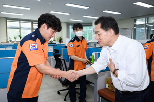 이재준 수원시장, 추석 연휴에도 근무자들 격려...“감사합니다”