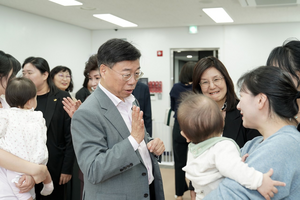 신상진 성남시장, “영유아 양육 가정의 일과 삶의 균형... 새로운 출산 장려 방안 되기를”