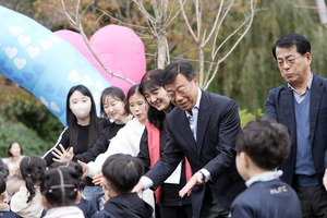 신상진 성남시장, ‘어린이 건강 걷기대회’ 참석...“튼튼하게 성장하길 기대한다”