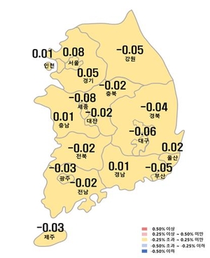 서울 아파트값 32주 연속 올랐지만…상승폭은 축소