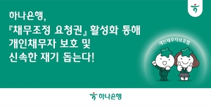 하나은행, 채무조정 요청권 활성화...개인채무자 신속 재기 돕는다