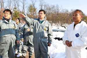 이상일, “117년만의 폭설 피해지역 남사·원삼·백암, 특별재난지역 지정 건의할 것”