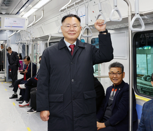 칠곡군, 대구권 광역철도‘대경선’시승 행사 가져