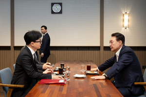 尹대통령·한동훈, 오후 용산서 독대…尹이 먼저 요청