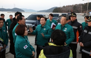 김태흠 충남지사, “서해호 사고 실종자 1명 수색 계속할 것”