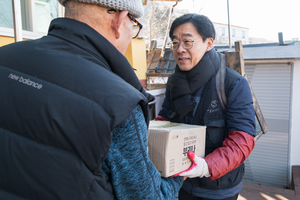 장동언 기상청장, 한파 취약계층에 따뜻한 손길 전해