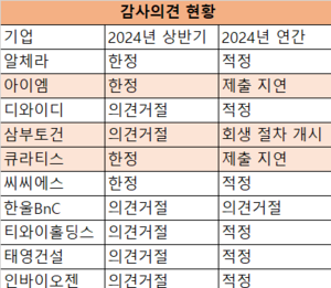 [감사의 계절 ㊤] 반기보고서 ‘의견거절’ 64곳 중 단 10곳만 버텼다…상폐 기로에 선 기업들